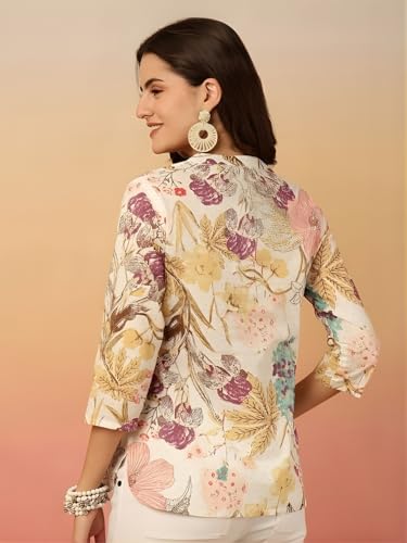 Image of Cotton Printed Short Kurti for Women