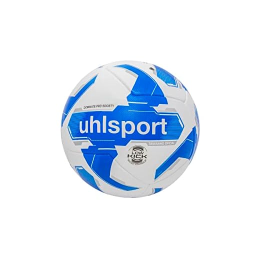Bola de futebol Society uhlsport Dominate PRO, Branco, azul, Tamanho: Único