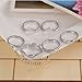 Produktbild WZYMNJZ 6 / Stücke Charme Kristall Blatt Fingerringe Set Für Frauen Gold/Silber Einstellbare Kette Ring Sets Für Mädchen Punk Modeschmuck
