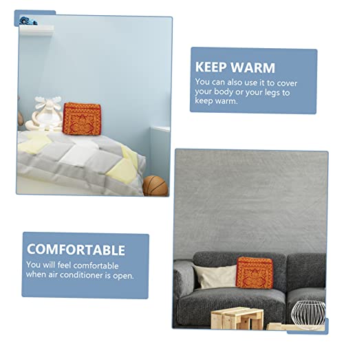 Couverture de canapé utilisable des deux côtés IMIKEYA au design simple et doux