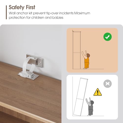 70 in Tall Bookcase, White Bookshelf Open Storage 5-Tier Shelves, 33 inch Wide Floor Standing Indoor Furniture, Book Cases for Home School Library Office Bedroom Kids, Oak 5 Tiers - Image 4