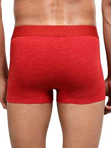 Image of Jockey LM06 Men's Bamboo Cotton Elastane Mesh Trunk with Ultrasoft Waistband and Stay Dry Treatment
