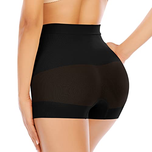 Image of Werena Seamless Slip Shorts for Women Under Dress Shaping Boyshorts Panties Tummy Control Shapewear