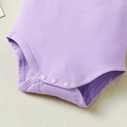 Image of LYSMuch Toddler Baby Girls T Shirt Ruffle Sleeveless Kids Cotton Tshirt Solid Color Blouse