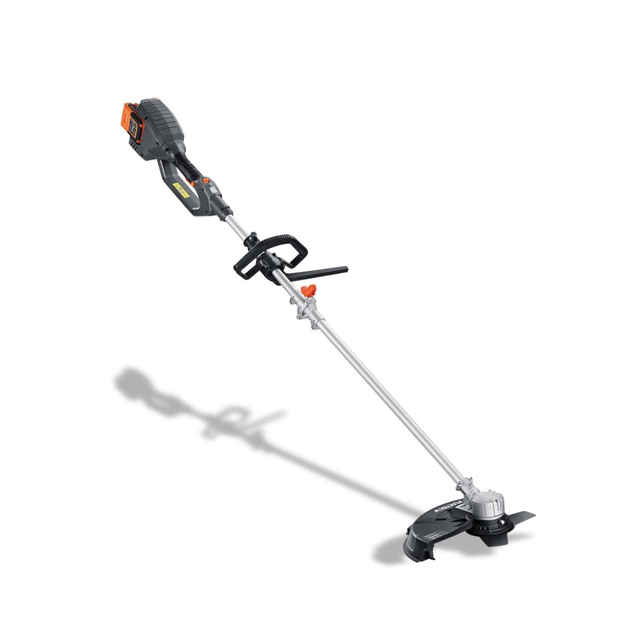 FUXTEC Débroussailleuse Batterie 2x20V FX-E2MSSET - avec Batteries Et Double Chargeur - Largeur De Coupe 25,5-35cm, Lame Et Fil, 10Kg, Jusqu'à 6000 TR/Min