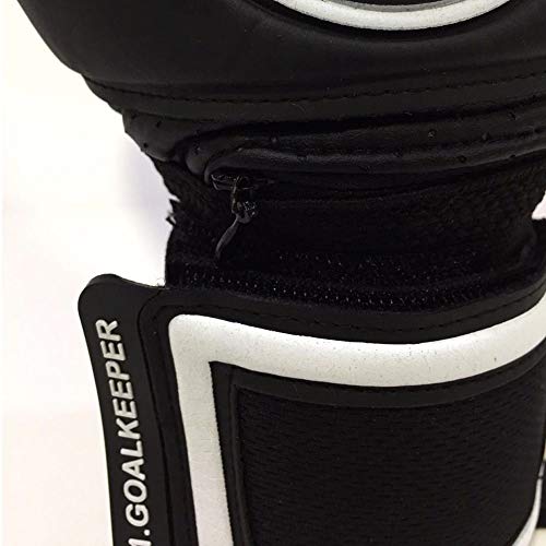 Luva Goleiro Profissional N1 Goalkeeper Beta Elite Black - Talas De Proteção