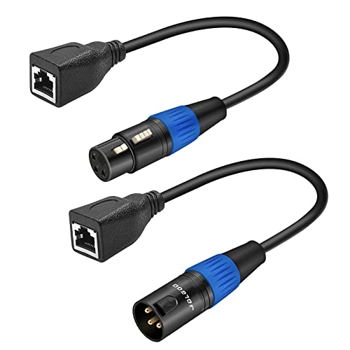Adaptateur XLR vers RJ45 DMX JOLGOO 0.5m connecteur 3 broches pour studio