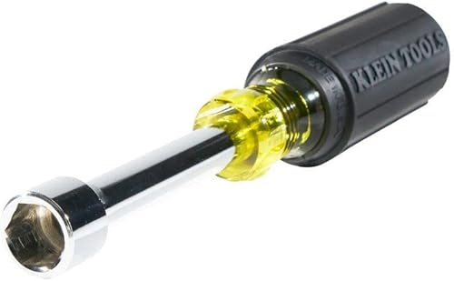 Miniatura 6 de Llave para tuercas Klein Tools 630 con punta magnética de 1/2 pulgada con eje hueco de 3 pulgadas