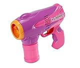 Little Kids Fubbles Fubblezooka Big Bubble Blowing Gun Includes 4 oz of Bubble Solution, Pink/Purple