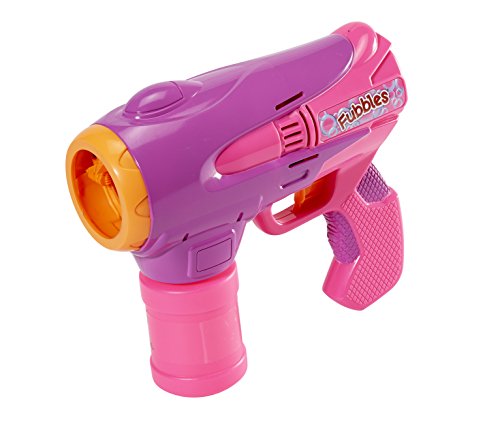 Little Kids Fubbles Fubblezooka Big Bubble Blowing Gun Includes 4 oz of Bubble Solution, Pink/Purple