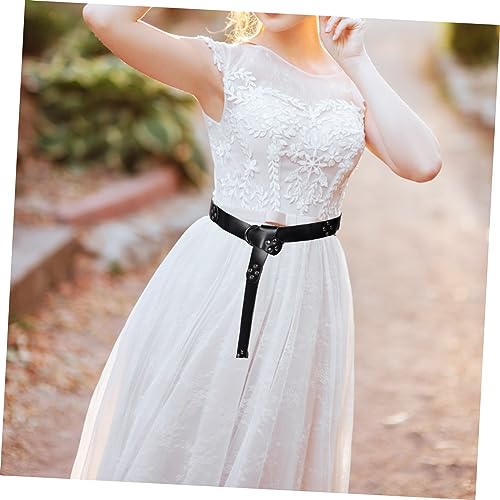 Medieval Leather Sword Belt Vintage Viking Style Adjustable Decorative Belt for Cosplay Halloween and Parties Suitable for Adults4