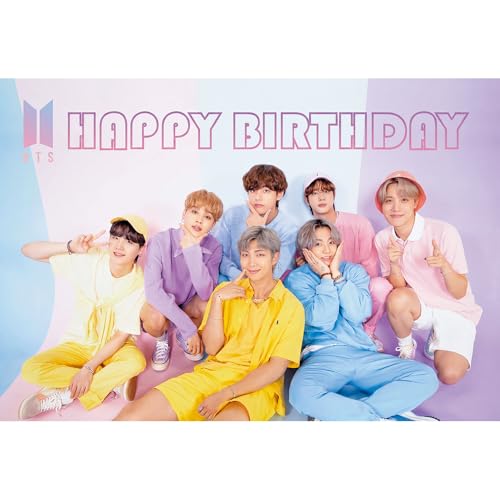 5x3ft Boy Band Birthday Party Decoration