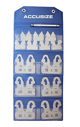 Accusize Industrial Tools 26 Pc Radius Gauge Set Metric 0.5 mm -13.0 mm