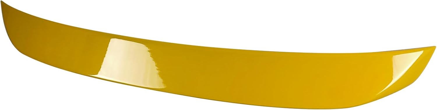IKON MOTORSPORTS Trunk Spoiler Compatible with 2003-2009 Nissan 350Z 2-Door, Factory Style Painted #E33 Yellow Pearl ABS Rear Wing