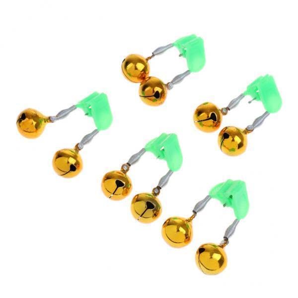 STYLEHEAVEN 3x5Pcs Fishing Ring Fishing Rod Bite Bait Alarm Light Twin ...