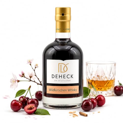Kirsch-Likör I Wildkirschen Likör mit Whisky verfeinert | 30% vol. & 0,5 L | fruchtige Kirsche...