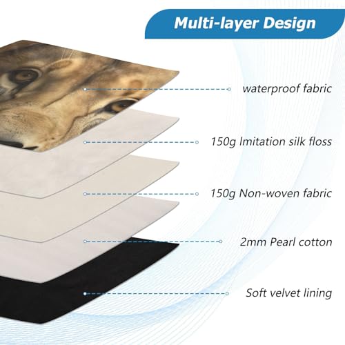 Funda para Laptop 13-14 Pulgadas Diseño León Impermeable miniatura 4
