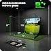 1GoTo-G 10x8ft Golf Hitting Net with Impact Screen and Target Cloth - Golf Simulator Enclosure Kit Range Cage for Outdoor Indoor