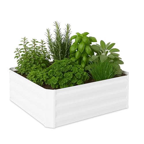 Relaxdays Huerto Urbano Metal Galvanizado