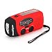 Produktbild Solar Angetrieben Radio Hand Kurbel Selbst Angetrieben AM/FM Radio mit Multifunktionale Not 3-LED Taschenlampe Telefon Ladegerät Leistung Bank Funktion