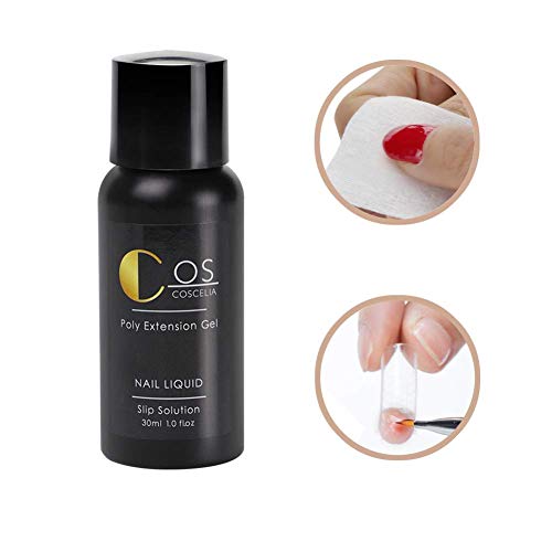 Coscelia 6pcs Schnell Aufbau Gel Starterset Slip Solution Base& Top Coat Nagelverlängerung Gel Set für Nageldesign Quick… – Bild 6