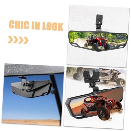 Espejo retrovisor UTV con cámara auxiliar multifuncional antishock 6