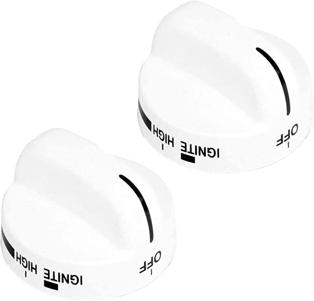 8273104 2 Pack Oven Burner Knob Compatible with Whirlpool Stove/Range- Replaces WP8273104, WP8273104VP, AP6012364, 8273112, 8273284, PS11745571, PS393679 : Appliances