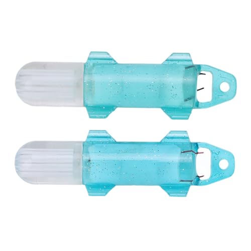 Luz de Pesca Subaquática, 2 Peças Luz de Pesca Subaquática Fibra óptica Led Gota Profunda Luz de Pes