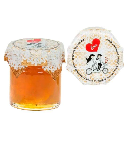 BOTE DE MIEL BODA LOTE 25 unidades 40GR .Recuerdos. Regalos Originales. Papelería.Detalles de Bodas, mi primera Comuniones, Bautizos, Cumpleaños.