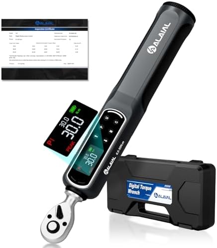 Bild 9 - Drehmomentschlüssel Digital 3/8 Zoll, 2-135Nm Digitaler Drehmomentschlüssel mit Vibrationen, LED-Anzeige, Summer, Elektronischer Knarren-Schlüssel für Reparatur von Auto, Motorrad, Fahrrad