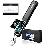 ALAIAL Digitaler Drehmomentschlüssel 1/4 Zoll, 0.5-30Nm Drehmomentschlüssel Digital mit Vibrationen, LED-Anzeige, Summer, Elektronischer Knarren-Schlüssel für Reparatur von Motorrad, Fahrrad