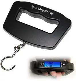 Balança Digital Bagagem Pesca Eletrônica de Mão 10g à 50kg CBR01041 - Commerce Brasil