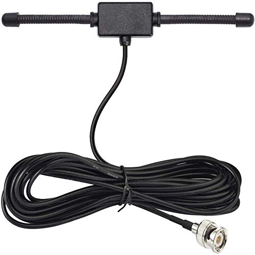 AOICRIE VHF UHF Car Truck Police Scanner Adhesive Mount Antenna Vehicle Ham Radio Amateur Radio Mobile Scanner BNC Male Dipole Antenna,for Uniden Bearcat Whistler Radio Shack Radio Scanner