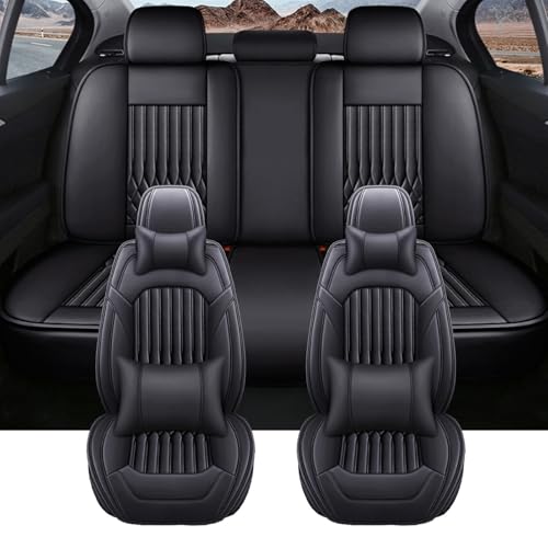 車 シートカバー に適用レクサス LBX 2023年12月〜現行 車 座席シート パンチングレザー 柔らかな質感 5席 レザー 非破壊取り付け 面ファスナー留め 厚みのあるリバウンドフォーム オールシーズン対応 取り付け簡単 お手入れ簡単(黒,上位版)