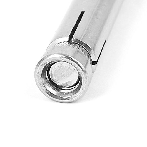 Aexit M8 Thread Anchors 304 Stainless Steel Car Repair Gecko Expansion Bolt Screw 60mm Expansion Anchors Long 6pcs