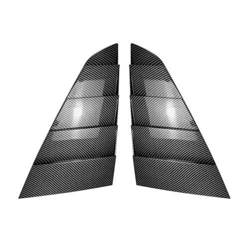 Persiennes de fenêtre carbone pour Ford Mustang 2024 2025 cache volet arrière