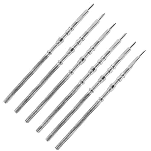 XYSRXWY 6Pcs Silver Movement Watch Steel Stem Crown Kit Watch