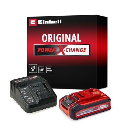 Original Einhell Starter Kit 3,0 Ah PLUS Akku und Ladegerät Power X-Change...