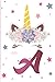 Lettre A: Journal Intime Fille Licorne Monogramme Initiale A Or Rosé Doré Carnet Secret pour Enfant Cahier d'Ecriture & Dessin Carnet de Notes Adulte ... & Fantaisie Princesse Couronne De Rose