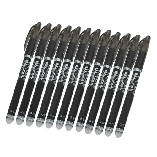 Set de 12 bolígrafos borrables punta fina roller gel