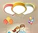 Led Plafonnier Dimmable Avec Télécommande,Led Plafonnier Pour Enfants,Chambre Lampe De Plafond,Lampes De Salle De Bain,3 Ballons Style 60 / 70Cm, 70Cm, 36W, Gradation Infinie