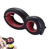 6 in 1 Multi Opener, 6 in 1 Happy Opener Tool, Jar Twist Bottle Opener Multi Function 5-in-1 Bottle Can Opener Claystick All in One Jar Gripper Can Wine Beer Lid Twist Off Jar Opener Claw
