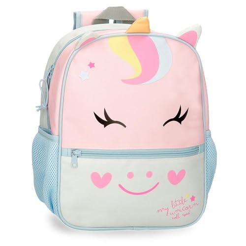 Sac à dos enfant pour l'école Roll Road Happy avec poches latérales