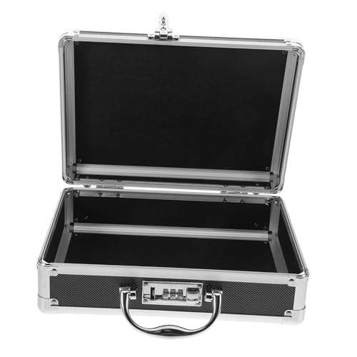 アルミ合製工具箱 ポータブルハンドツールケース ハンドル付き 用 家用ツール保管ボックス コード付きロック機能で 性を確保