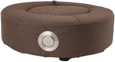 Jeanoko Household Moxa Board, Ergonomic Design Warm Moxibustion Cushion Stable and Comfortable for Health Care (Brown)