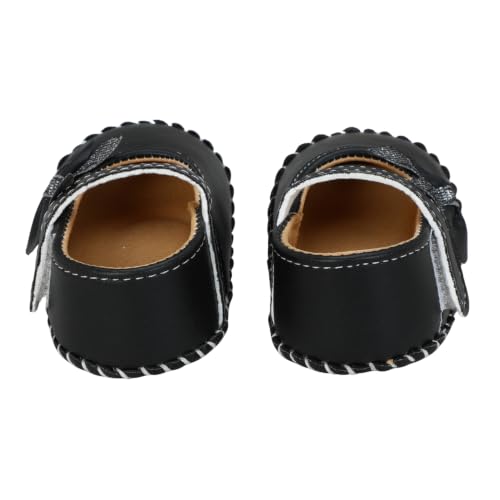 Image of PureSole Baby Girl Ballerina Shoes 6-12 Months | Elegant Party Booties