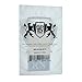 RN Badge Buddy - Vertical - Heavy Duty Spill Proof & Tear Resistant Cards - Double Sided- Quick Role Identifier ID Buddies for Registered Nurse - Printed in The USA by Specialist ID (Blue)