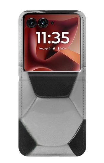 Housse cuir Motorola Razr 60 Ultra - Étui flip clapet protection antichoc motif soccer