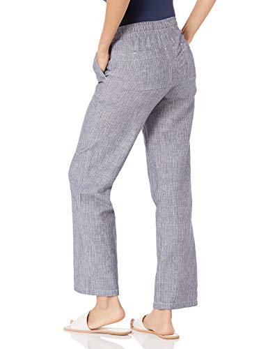 Amazon Essentials Damen Hose aus Leinengemisch mit Kordelzug lockere Passform weites Bein (in Übergröße erhältlich) – Bild 3