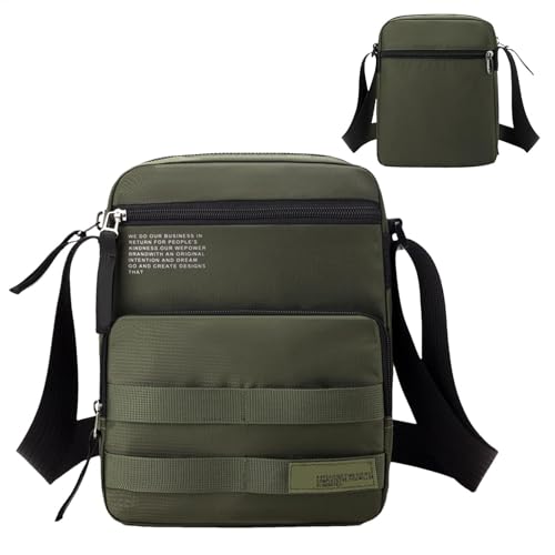 Bolso bandolera para hombre multifuncional, resistente al desgaste y perfecto para negocios